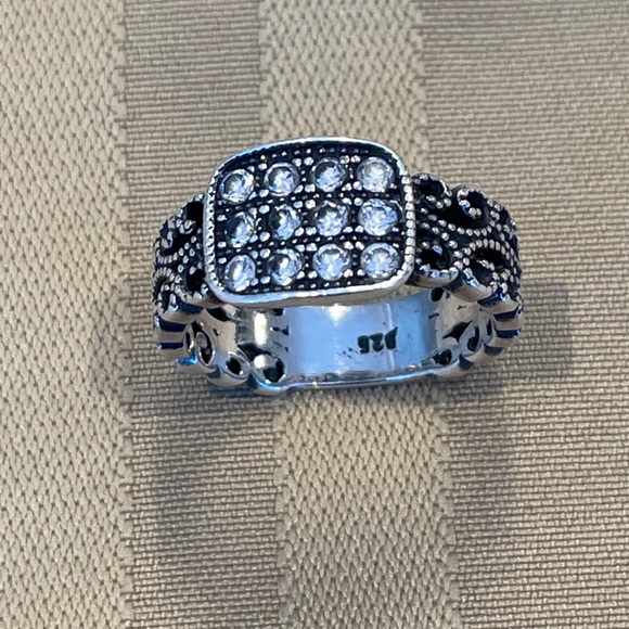 Beautiful antique style sterling silver ring - Picture 7 of 9